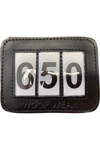 2022 Woof Wear Bridle Number Holder WS0024 - Black